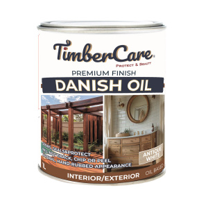 Натуральное масло TimberCare Danish Oil (цвет: Античный белый/ Antique White), банка 1л