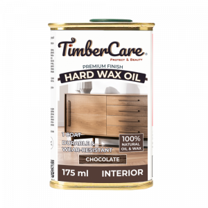 Защитное масло с твердым воском TimberCare Hard Wax Oil (цвет: Шоколадный/ Chocolate), банка 0,175л