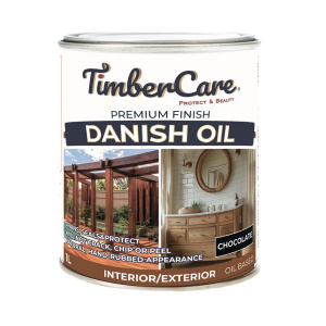 Натуральное масло TimberCare Danish Oil (цвет: Шоколад/ Chocolate), банка 1л