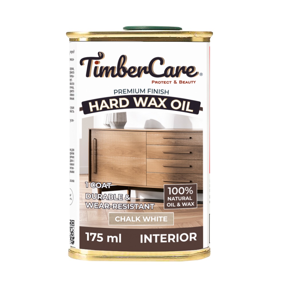 Защитное масло с твердым воском TimberCare Hard Wax Oil (цвет: Белый мел/ Chalk White)