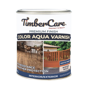 Цветной акриловый лак TimberCare Color Aqua Varnish (цвет: Шоколад/ Chocolate), банка 1л