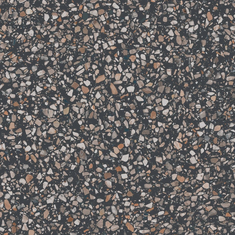 Бричиола чёрный матовый обрезной 60x60x0,9