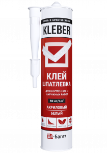 Монтажный клей-шпатлевка KLEBER  (12 шт)