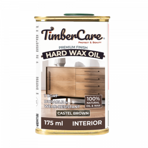 Защитное масло с твердым воском TimberCare Hard Wax Oil (цвет: Темно-корич/ Castle Br), банка 0,175л
