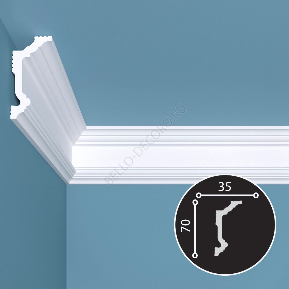 bello deco Карниз   К 5 (70x35)