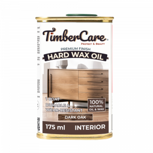 Защитное масло с твердым воском TimberCare Hard Wax Oil (цвет: Темный дуб/ Dark oak), банка 0,175л