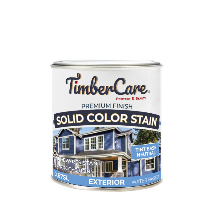 Кроющая пропитка для наружных работ TimberCare Solid Color Stain - прозрачная