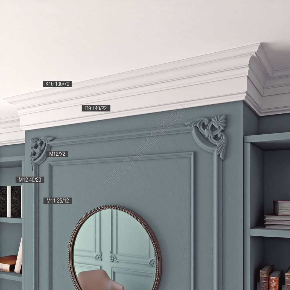 bello deco Карниз   К 10 (100x70)