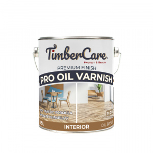 Износостойкий лак на масляной основе TimberCare Pro Oil Varnish (цвет: полуглянцевый/semi-gloss), банка 2,5л