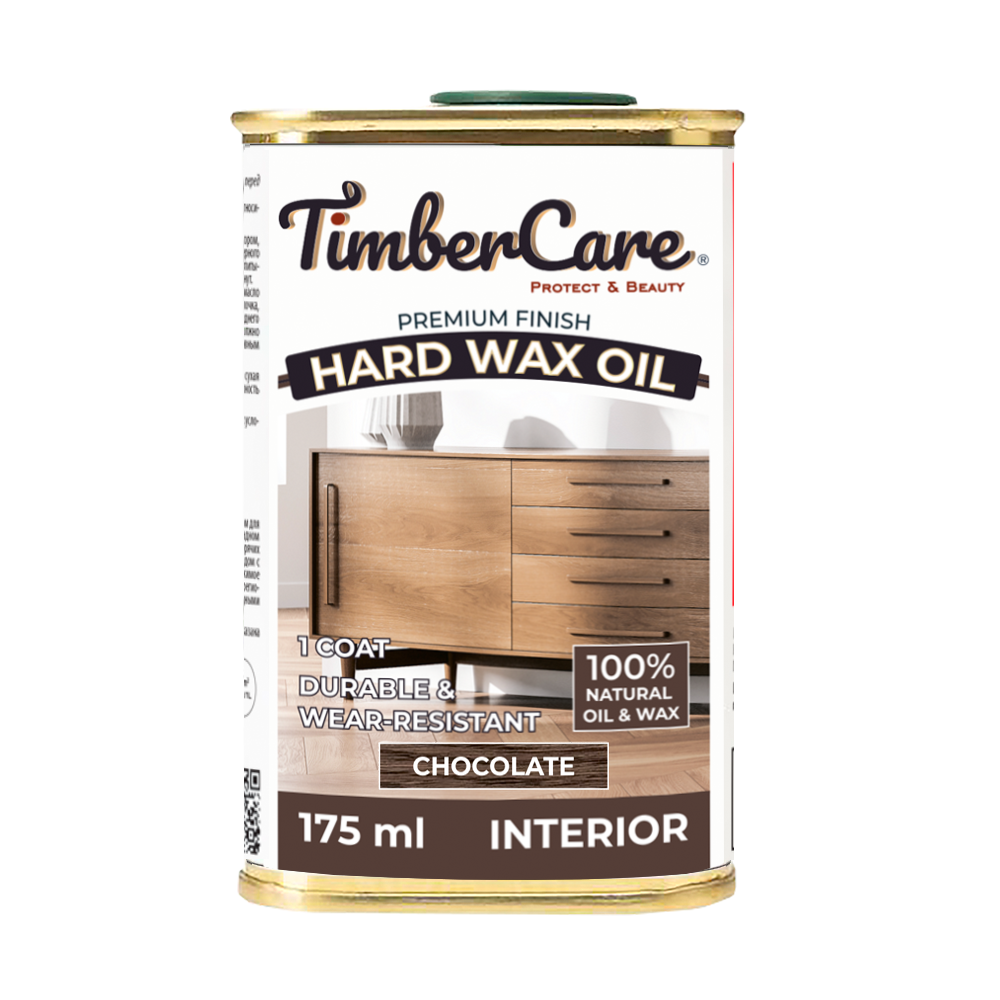 Защитное масло с твердым воском TimberCare Hard Wax Oil (цвет: Шоколадный/ Chocolate)