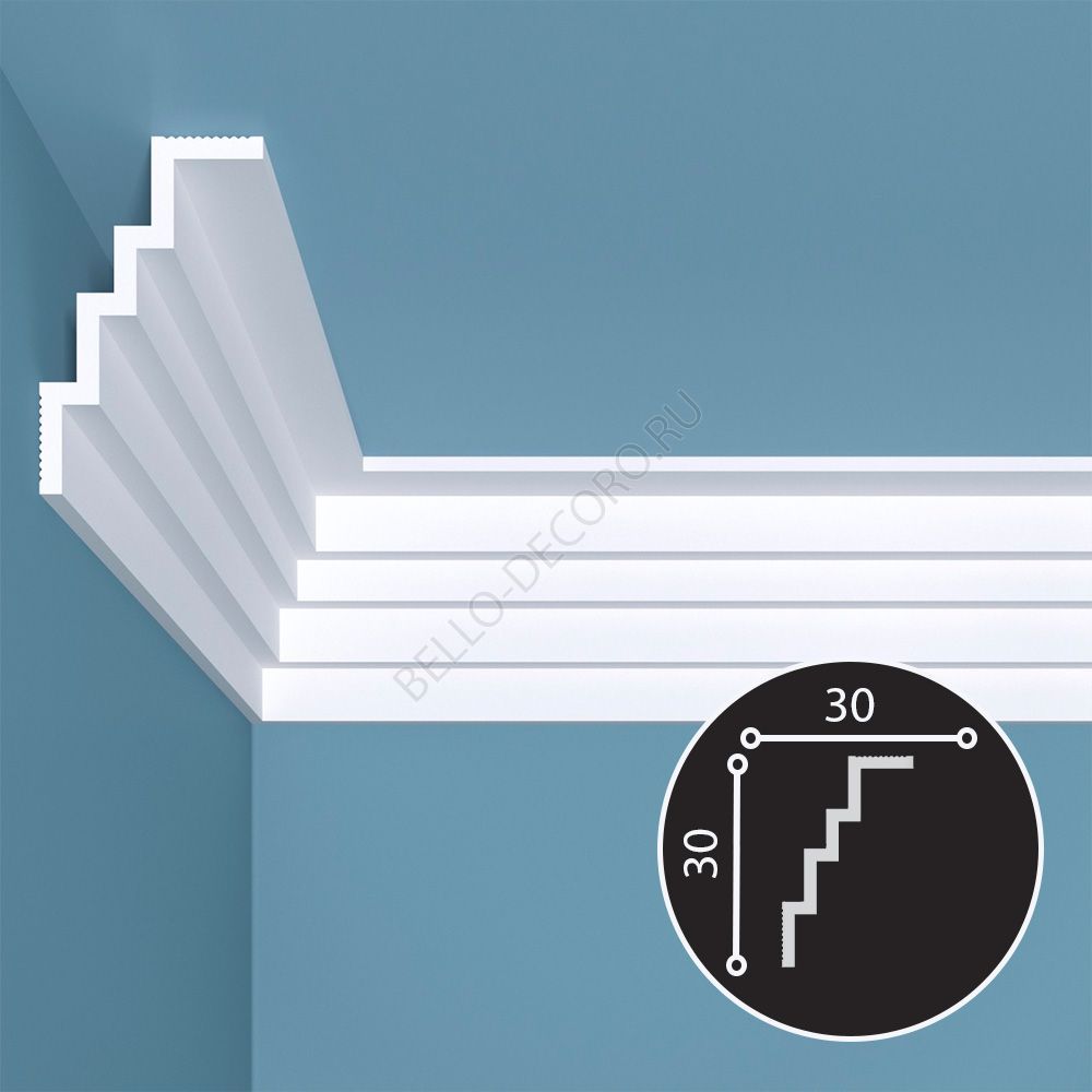 Карниз Bello-Deco К 17 (80х50)